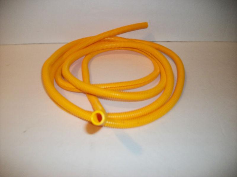 Yellow wire cover split 1/2"x10' hose loom cable covering car truck atv bike 