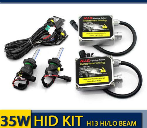 35w hid bi-xenon kit h13 high low beam bulb 4300k 6000k 8000k 10000k 12000k