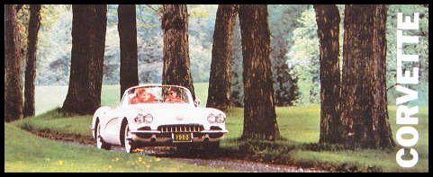 1960 corvette color dealer sales brochure, 60 vette gm