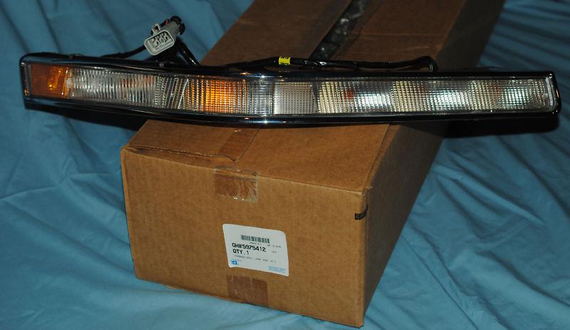 1988 - 1991 buick reatta right front parking light lamp nos oem