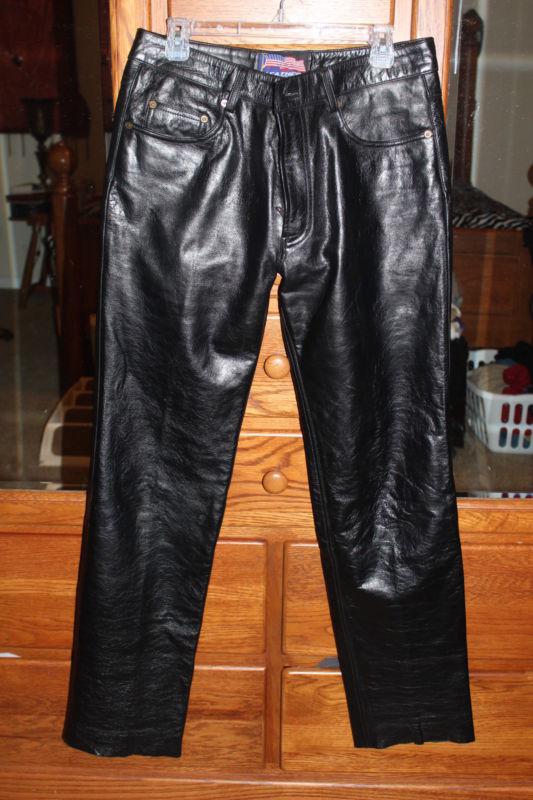 Leather riding pants