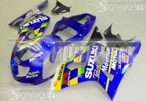 Fit suzuki gsx-r 600 / 750 01 02 03 2001 2002 2003 fairing abs body kit f13b35