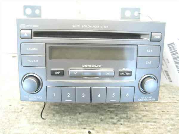 07 08 subaru forester cd 6-disc mp3 player radio oem