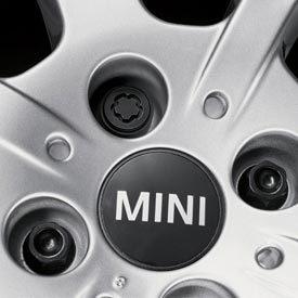 Mini cooper wheel locks for r55, r56, r57, r58, r59, r60