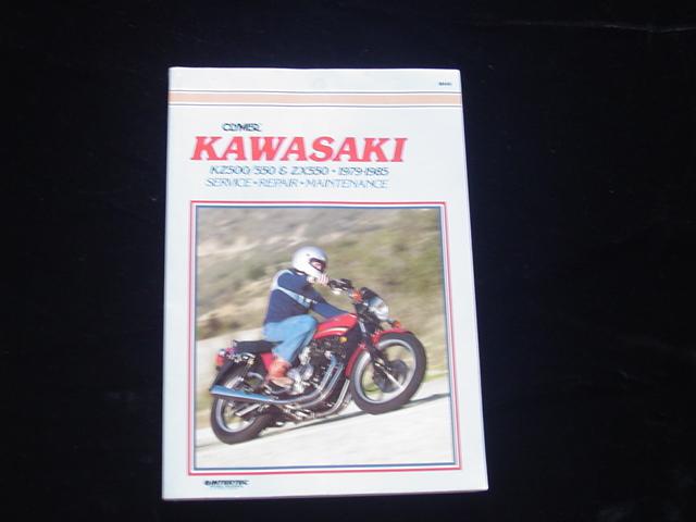 Nice clymer kawasaki kz500/550 zx550 1979-1985 service manual repair 1980 1981 