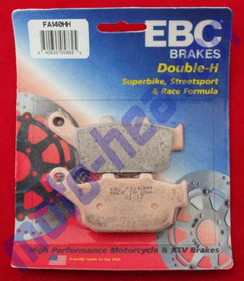 Buell ebc fa140hh rear double h brake pads xb9r xb9s xb9sx xb9 s sx rlightning