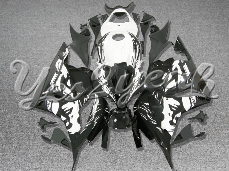 Injection molded fit cbr600rr 2009 2010 2011 2012 graffiti black fairing zh727