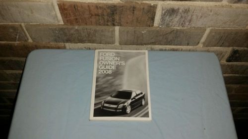 Very nice oem 2008 ford fusion owners manual book