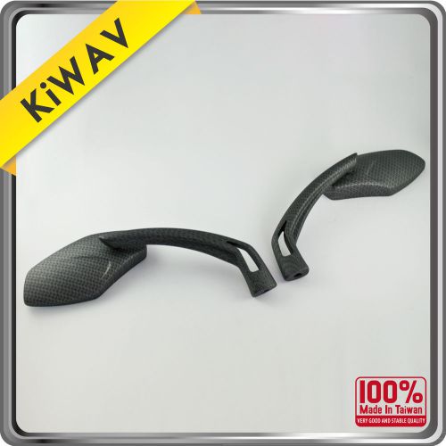 Carbon look mirrors aluminum 10mm for honda ace aero magna 750 1100 x pair