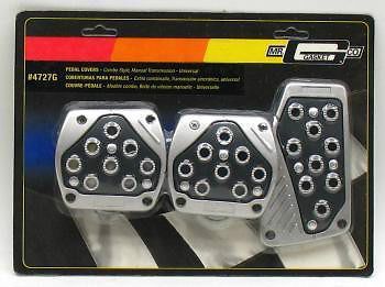 Mr.gasket racing pedal covers race track &amp; street proven gear headz products