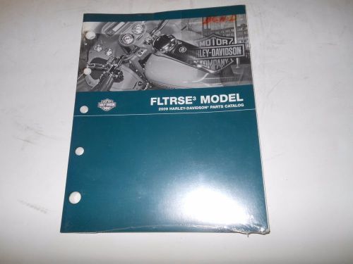 New 2009 harley davidson fltrse3 model parts catalog # 99433-09a