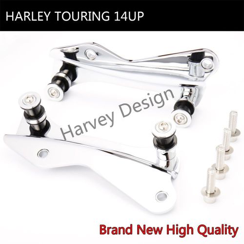 4 point docking hardware kit for harley road king flhr street glide flhx 14-16