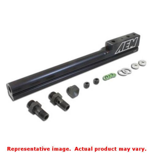 Aem electronics 25-108bk high volume fuel rail black fits:honda 1988 - 1991 civ