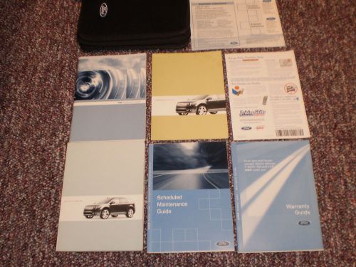 2009 ford edge fwd &amp; awd complete owners manual books guide case all models