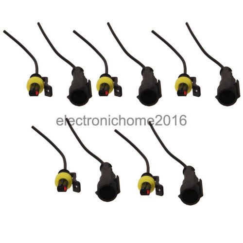 10 kit 1 pin car waterproof electrical connector plug wire installation awg