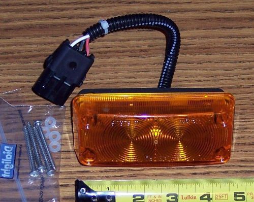 Amber led side park/turn light dialight rv newell gmc coach 18 series 3-wire