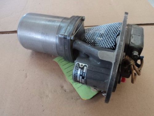 1 ea used thompson fuel booster pump for unknown aircraft p/n: tf55000-6