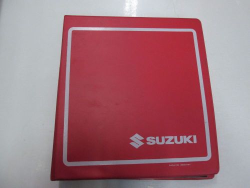 1998 2005 suzuki gsx600f service manual binder worn stained factory oem ***