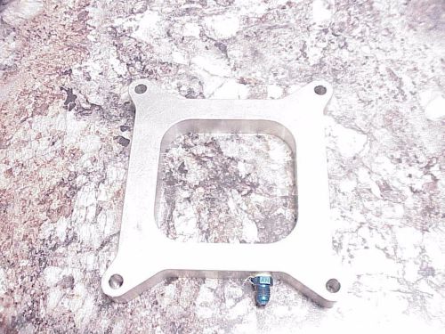 Cv products #174 billet aluminum .750&#034; thick 4 hole holley carburetor spacer rs1