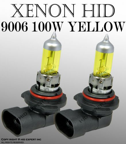 Icbeamer 9006 hb4 100w x2 pcs high beam xenon hid replacement yellow l pk4150