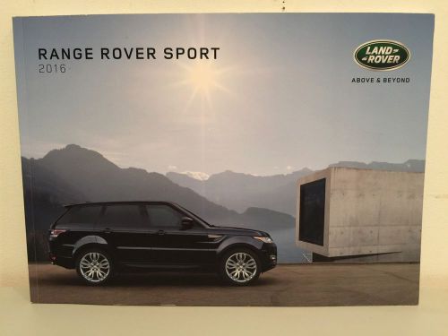 2016 land rover range rover sport 96 page brochure brand new beautiful pictures!