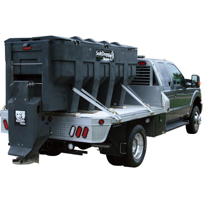 Saltdogg electric poly hopper spreader 3.0 cu yd cap- 6.5-ton trucks #shpe3000