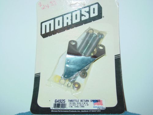 Moroso small block chevy holley carb throttle return spring kit with dual spring