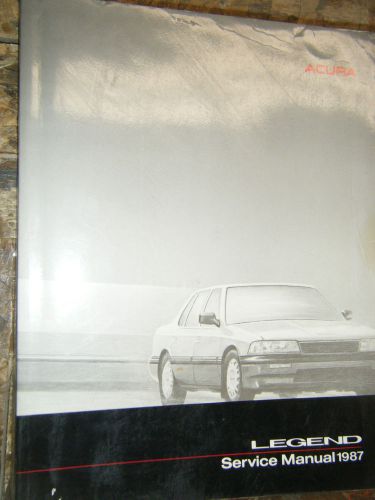 1987 acura legend original factory service manual shop repair 87