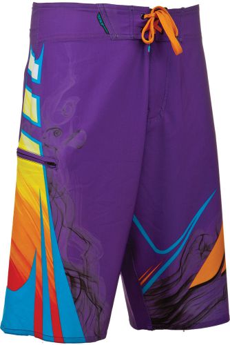 Fly racing 353-11934 acetylene board short purple/orange sz 34