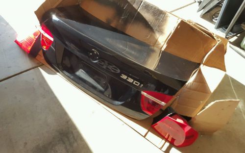 Bmw oem trunk 3 series lid e90 sedan jet black tail lights 335i 330i 328i 325i