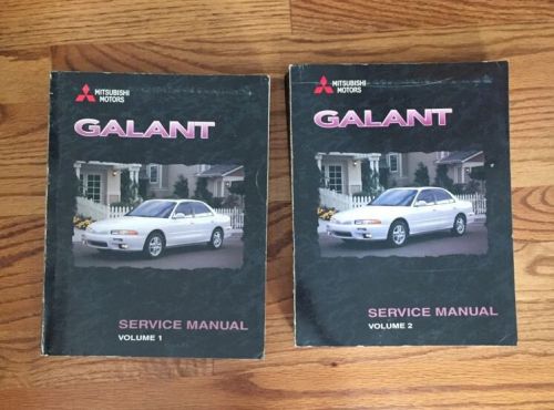 1998 mitsubishi galant factory service manual 2 volume set