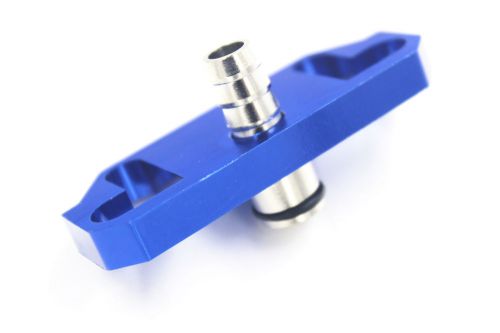 Hot sale racing honda adapter riser fuel regulator adaptor rail blue