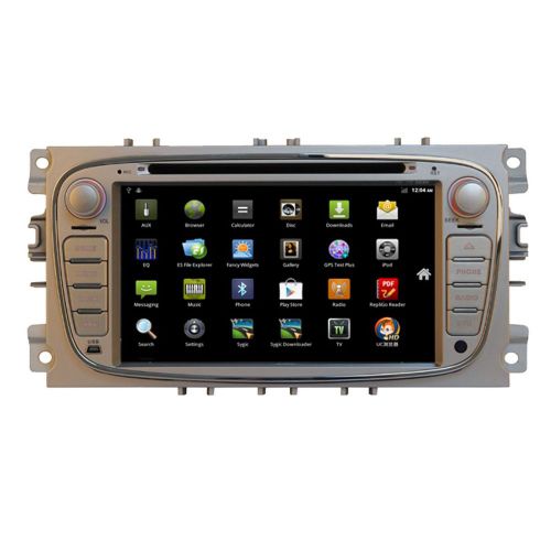 Pure quad core 16g inand android 4.4 os car dvd gps wifi 3g radio for ford focus