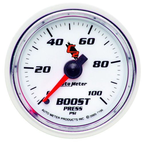 Auto meter 7106 c2; mechanical boost gauge