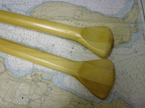 Wooden canoe paddles 47 inches long