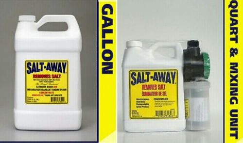 Salt away gallon w/mixing unit plus one quart  marine corrosion remover