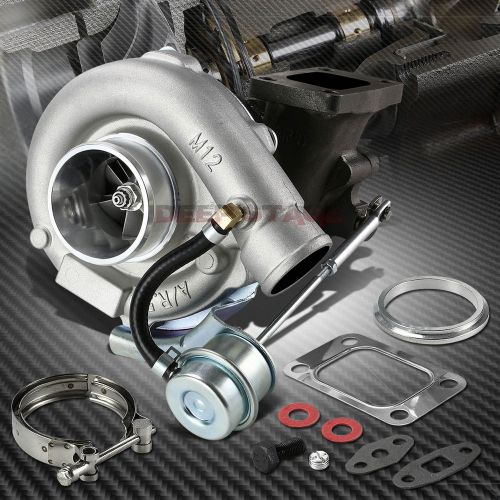 T04e t3/t4 .63 a/r 57 trim v-band 300hp boost stage iii polished turbo charger