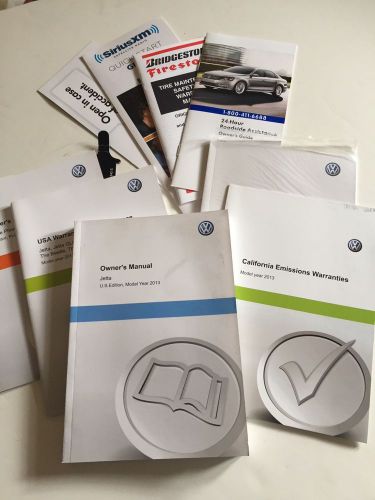 2013 volkswagen 13 vw jetta all editions owner&#039;s manual complete books