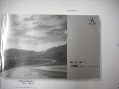 2000 acura tl owners manual