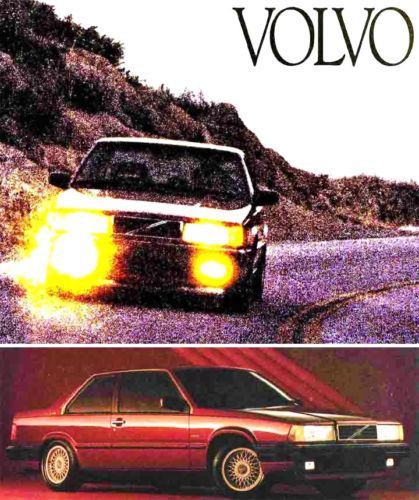 1990 volvo brochure -volvo 240 dl gl-740 gl gle turbo-760 gle-780 turbo coupe