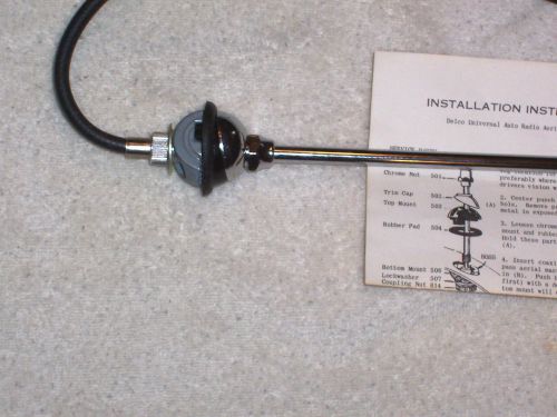 1947-1954 oldsmobile 88,98  front fender radio antenna  new  by ward antenna co.