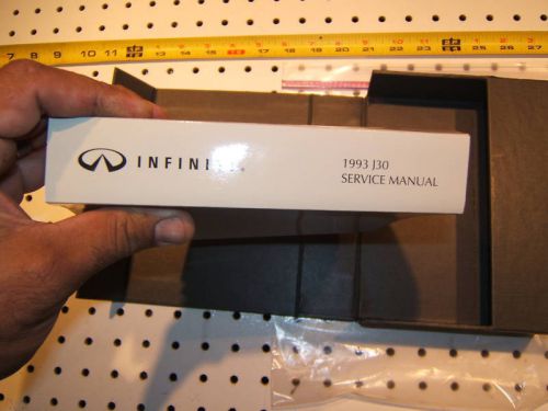 Infiniti j30 93 sedan infiniti j30 service oem 1 manual with infinity oem 1 case