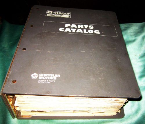 1987 1988 mopar dodge import car truck parts book manual catalog