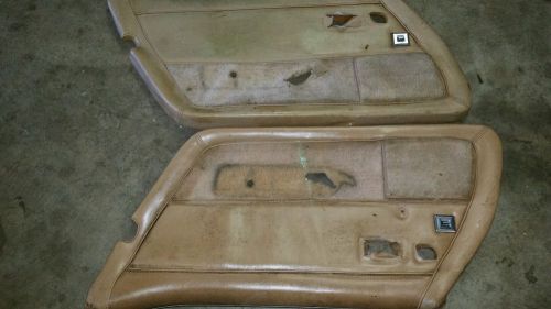 1978-82 corvette original  door panels