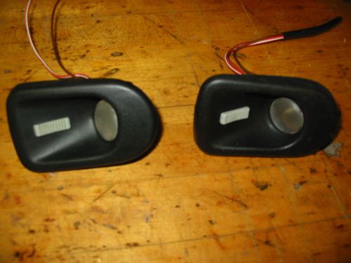 W126 used oem left &amp; right side rear reading lamp