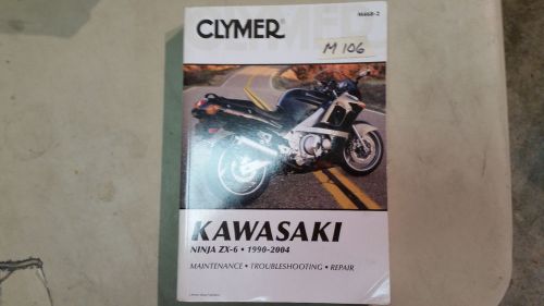 1990-2004 kawasaki ninja zx-6 clymer repair manual