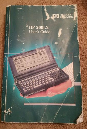 Hp 200lx user guide with storage disk