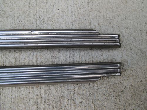 1940 ford door left &amp; right side mouldings stainless steel original 35 1/4&#034; long