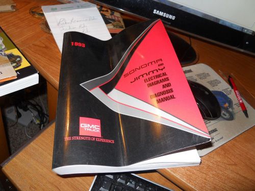 1993 gmc sonoma and jimmy electrical diagrams and diagnosis manual paperback