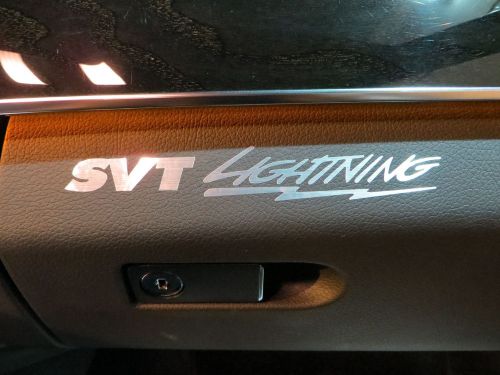 (2pcs) dashboard badge sticker decal svt lightning
